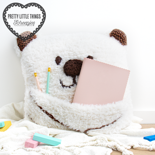 Pretty Little Things 37 - Knitted Bear Book Cushion