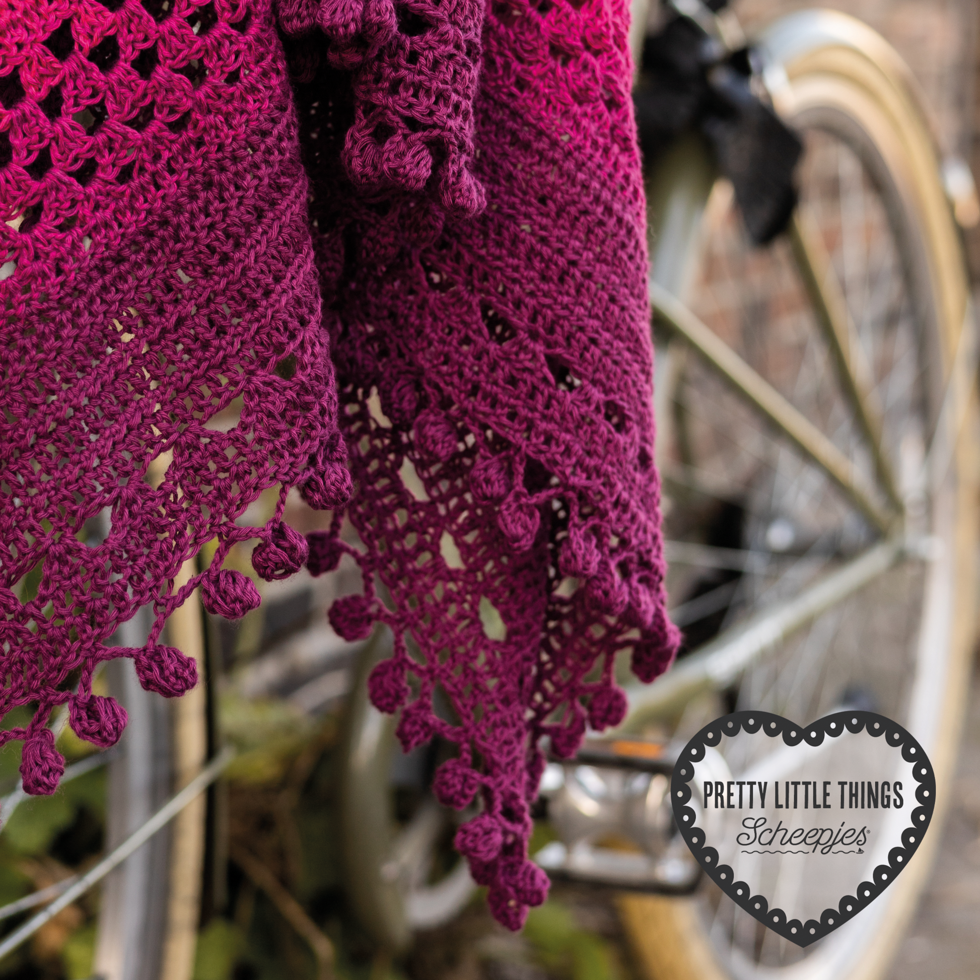 Pretty Little Things 39 - Crochet Bobble Shawl