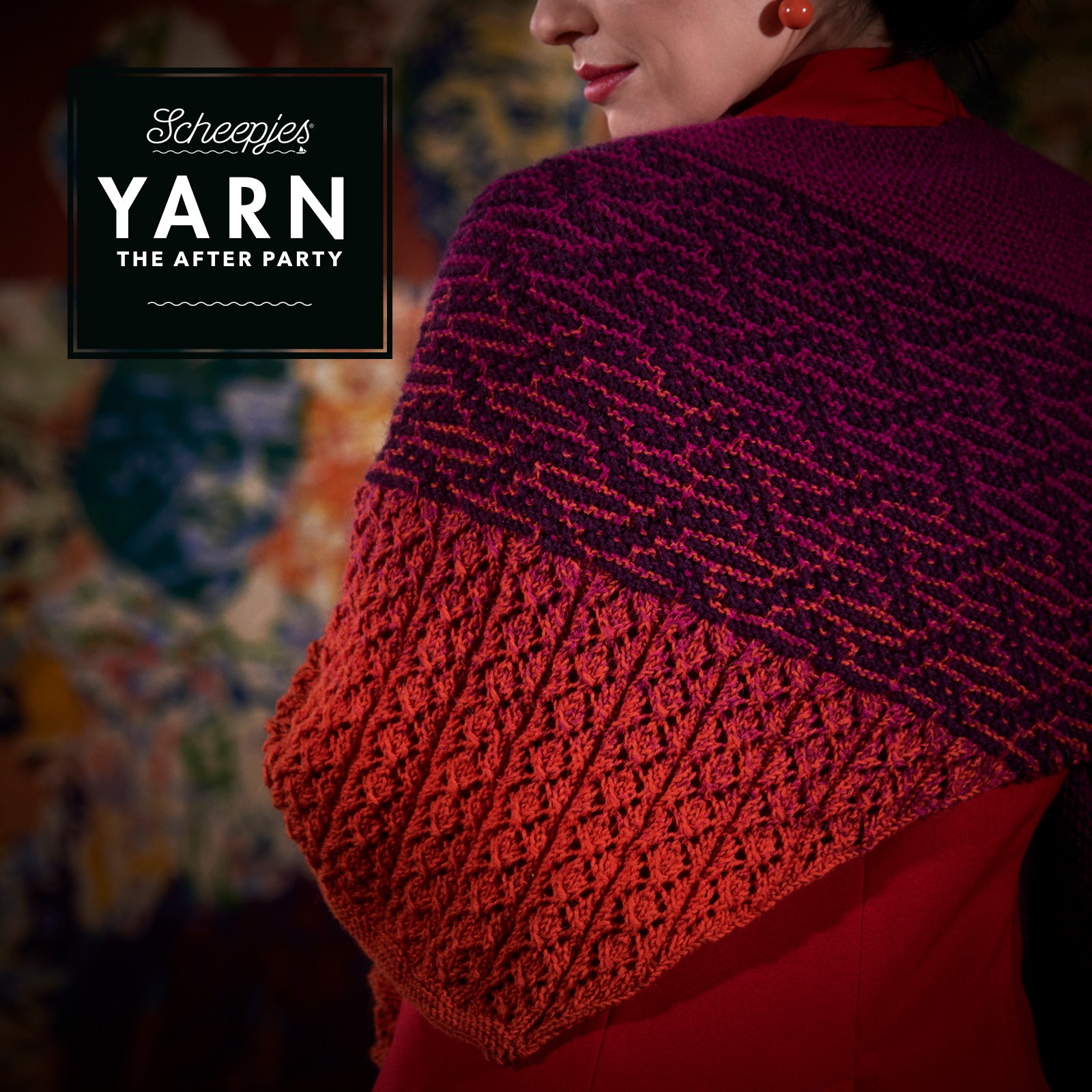 YARN - The After Party 52 Eastern Sunset Shawl