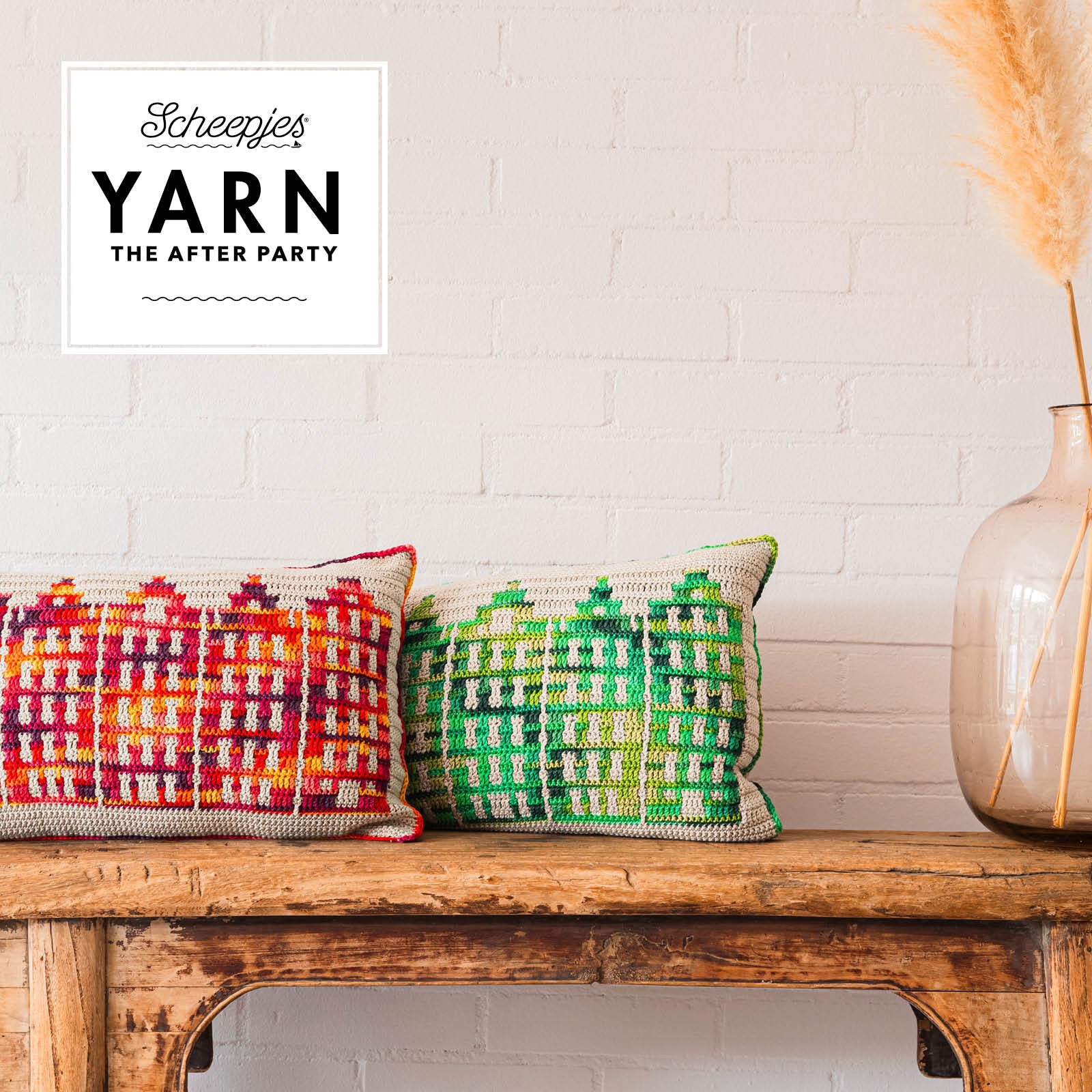 YARN - The After Party 58 Chroma Canal Houses Cushion