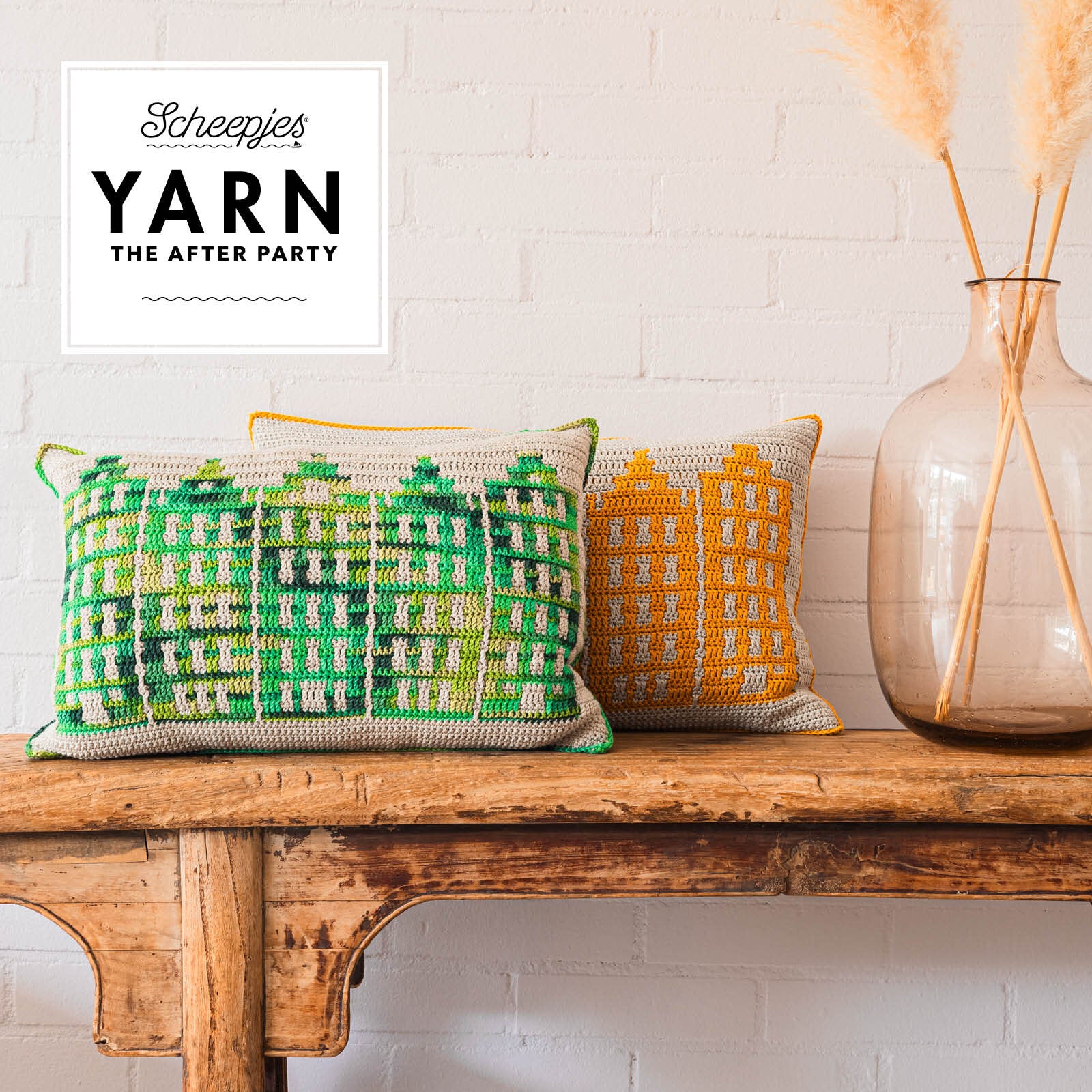 YARN - The After Party 58 Chroma Canal Houses Cushion