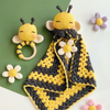 Honey the Bee Lovey and Rattle