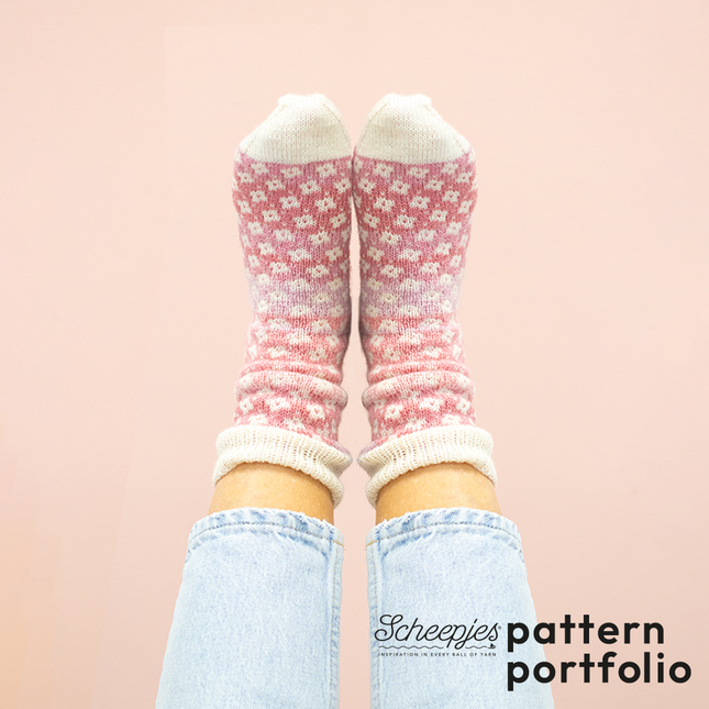 Pink Petal Socks