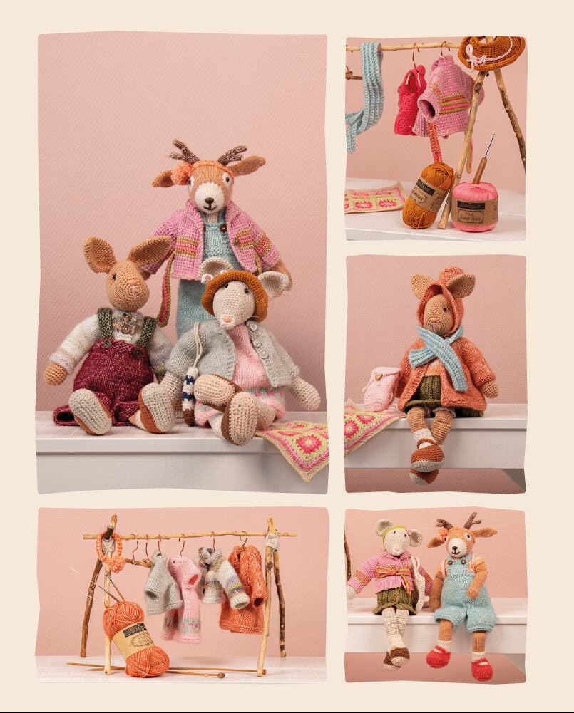 Knitted Wardrobe – from Rabbit  Deer and Mouse