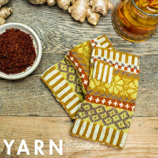 YARN 8 - Ginger Root Gloves