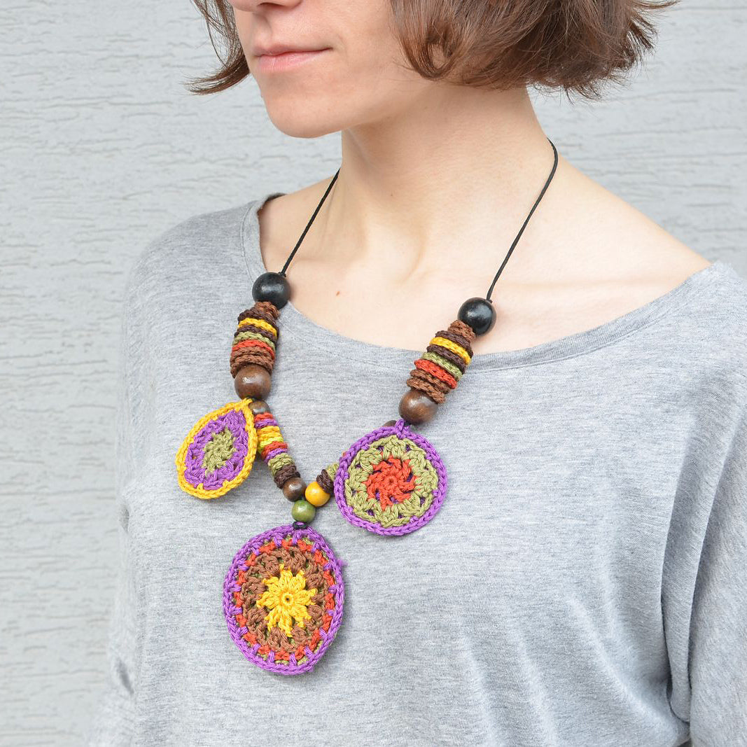 Afrikaanse mandala-ketting