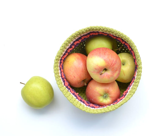 Appelmand voor de herfst