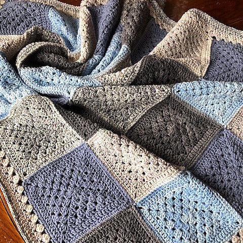 Mateo's Granny Square Blanket