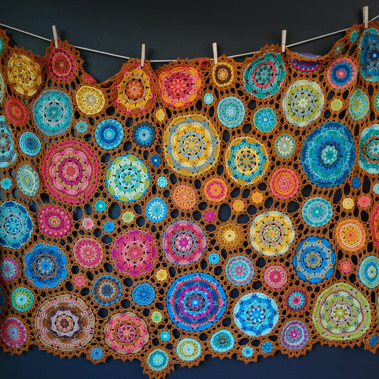 Deken met mooie cirkels