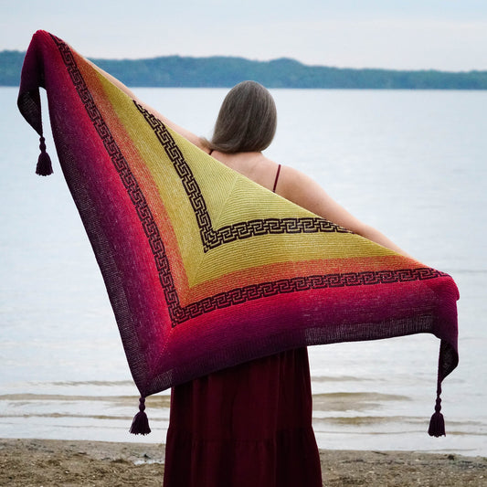 Slow Burn Shawl