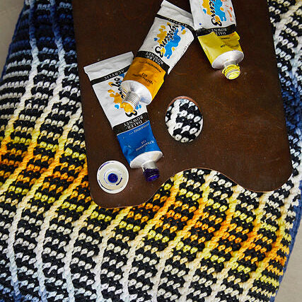 Painted Stripes Cushion