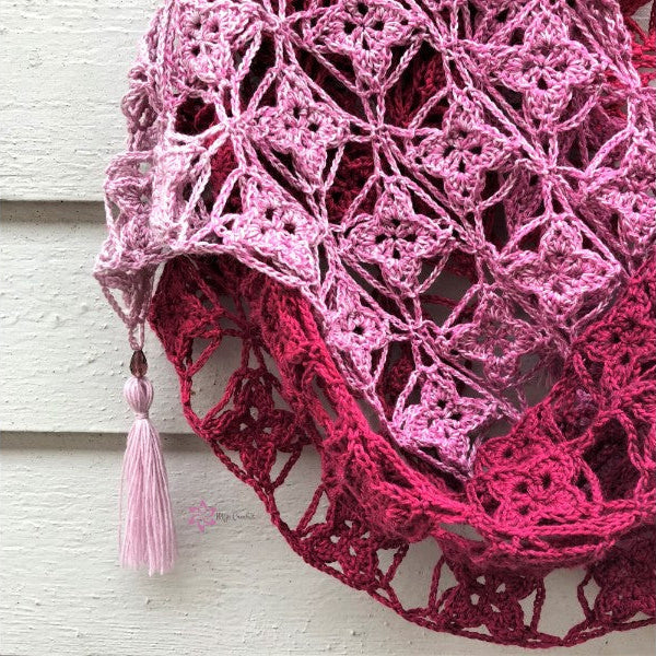 Bloemenlabyrint gemaakt van Whirl Ombre.