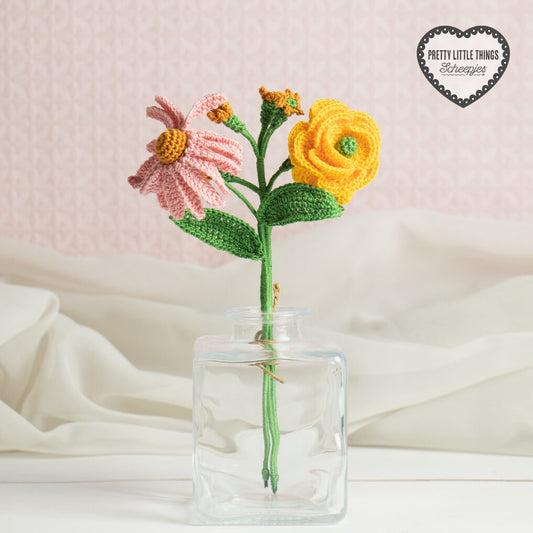 Pretty Little Things 27 - Crochet Wildflower Bouquet