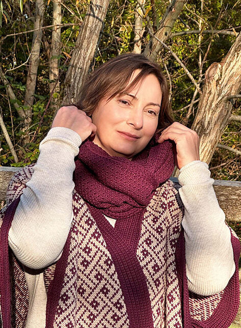 Honeycomb Bliss infinity scarf