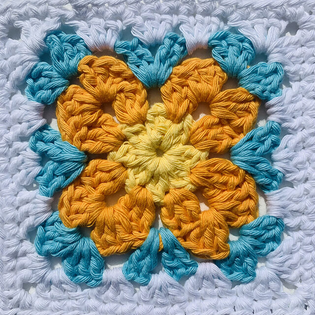 Sundrop Flower Granny Square Bag