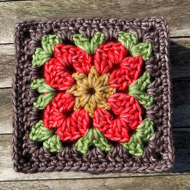 Sundrop Flower Granny Square Bag