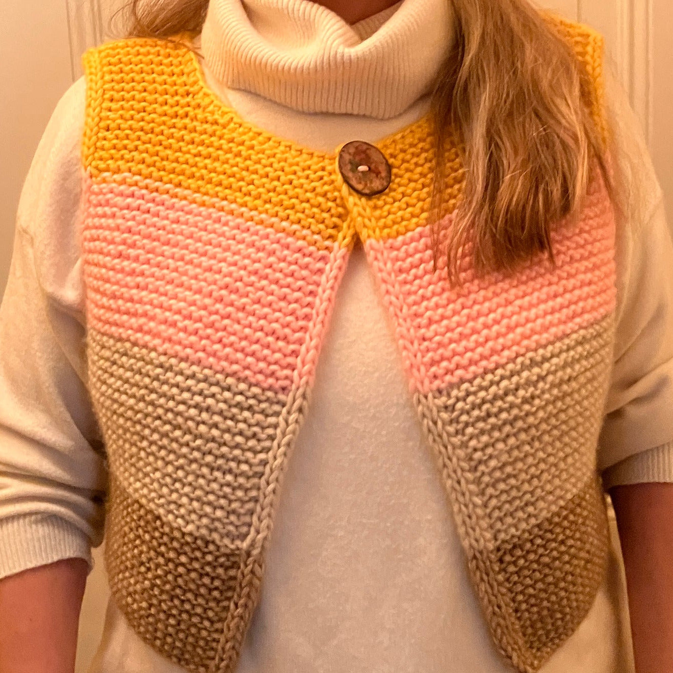 Easy Colour Block Vest