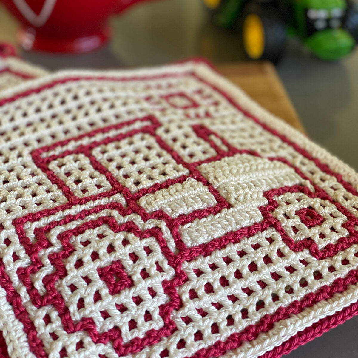 Astrid's 2 Farm Potholders