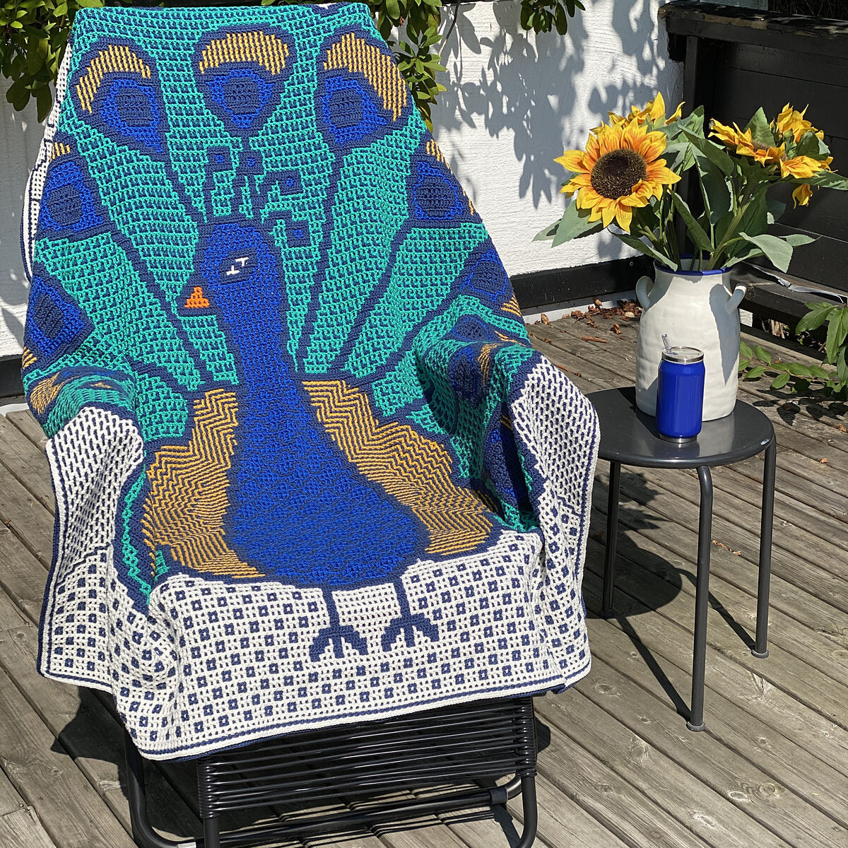 Astrid's Peacock Blanket
