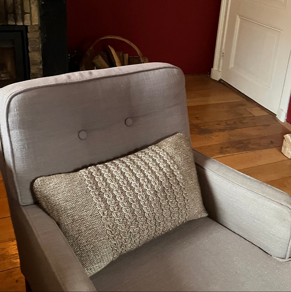 Coffee and Cream Cushion
