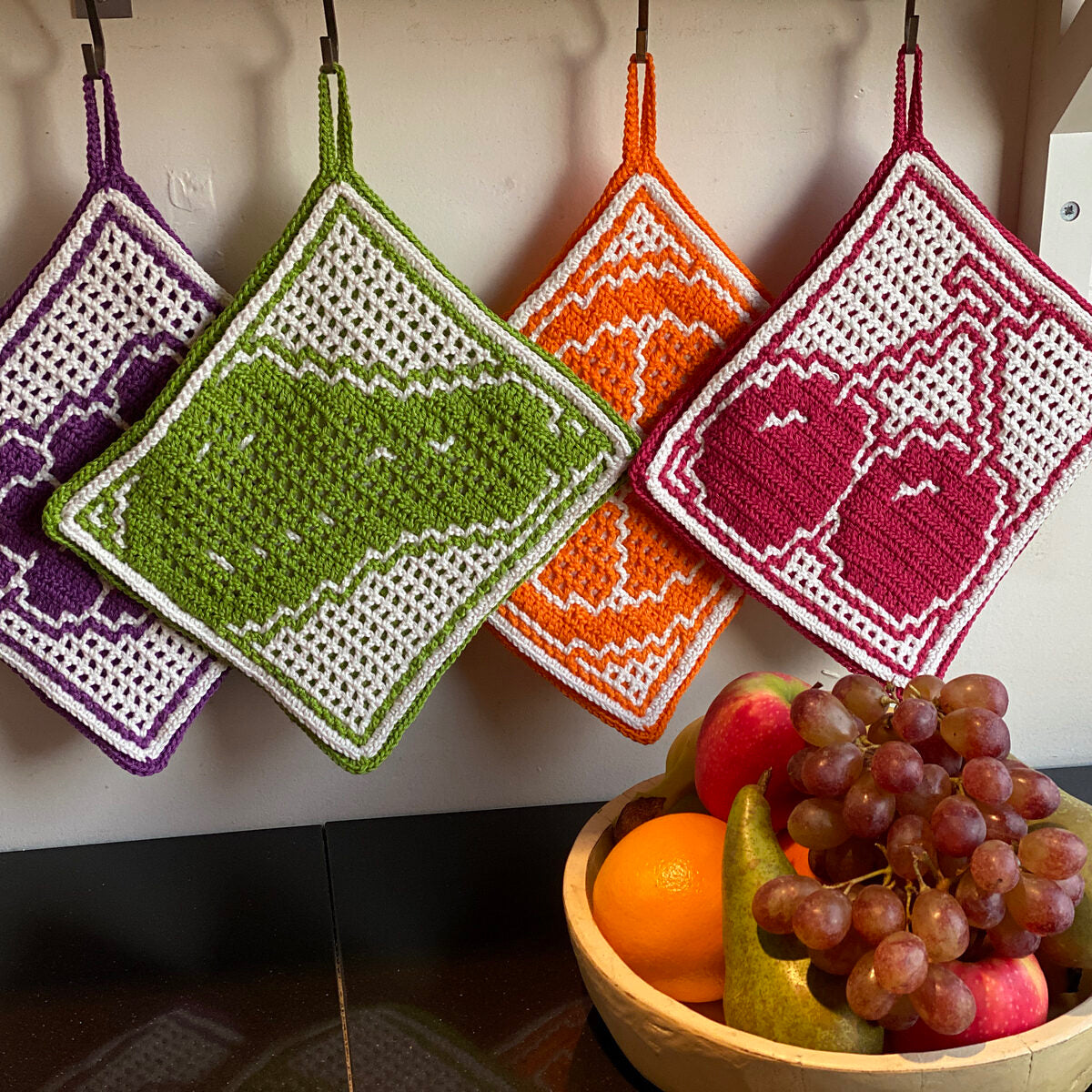 Astrid's 4 Fruit Potholders