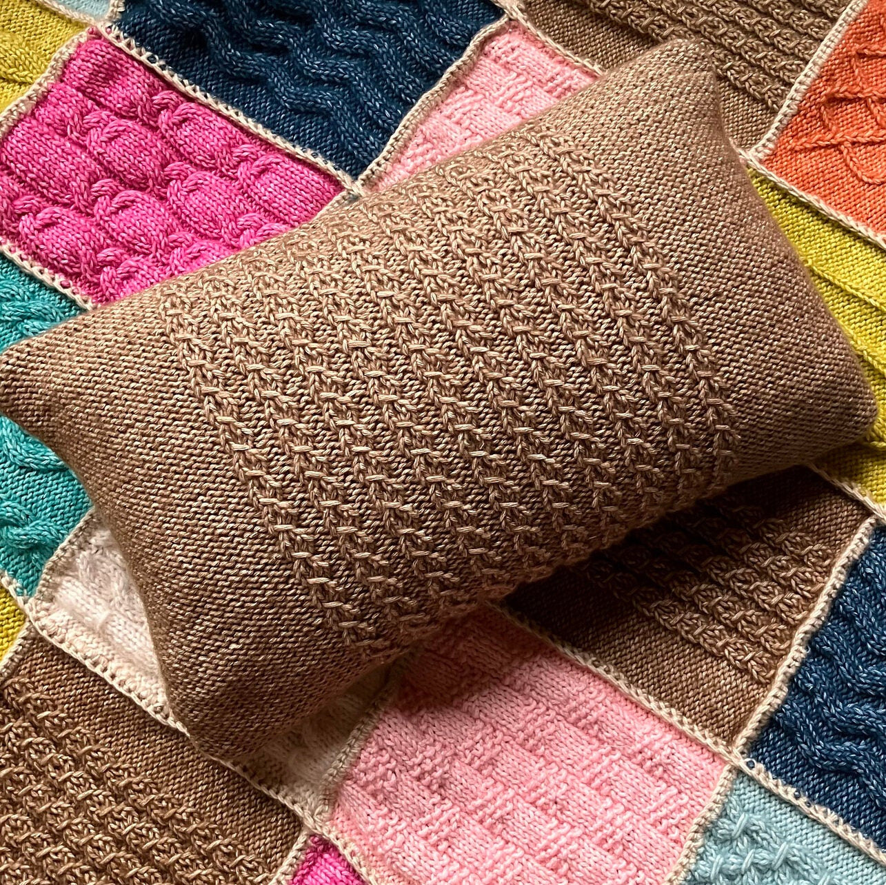 Coffee and Cream Cushion