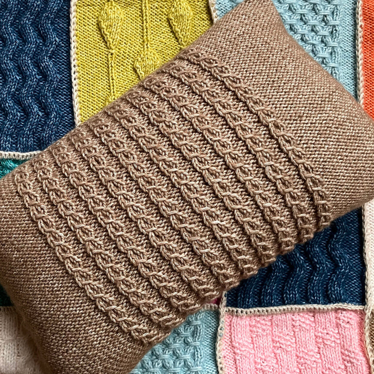 Coffee and Cream Cushion