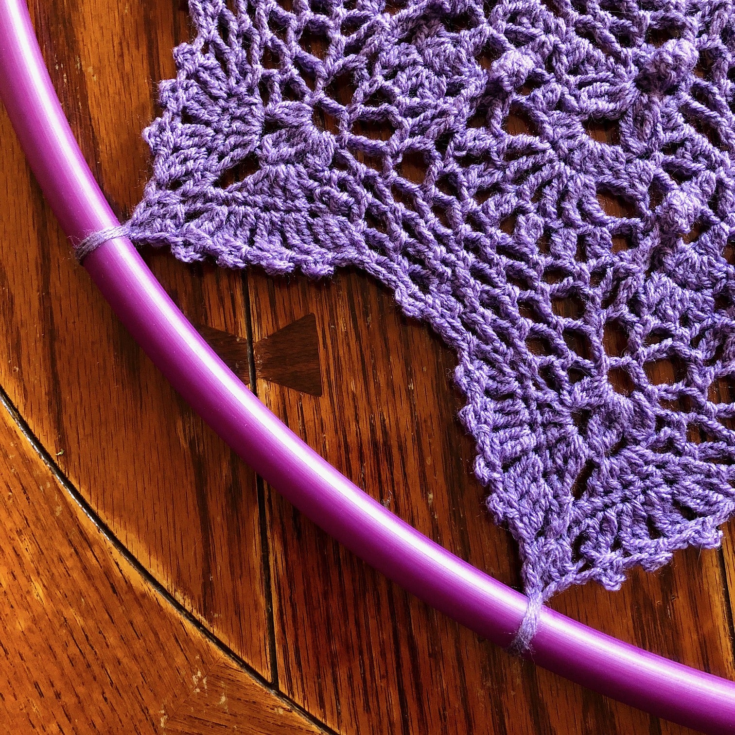 Namaste Hula Hoop Mandala