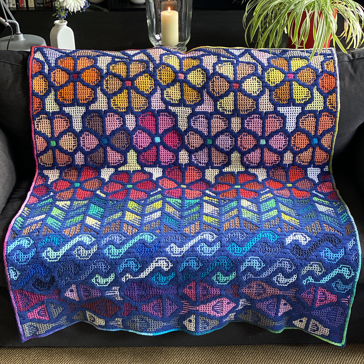 Astrid's Poppy Field Blanket