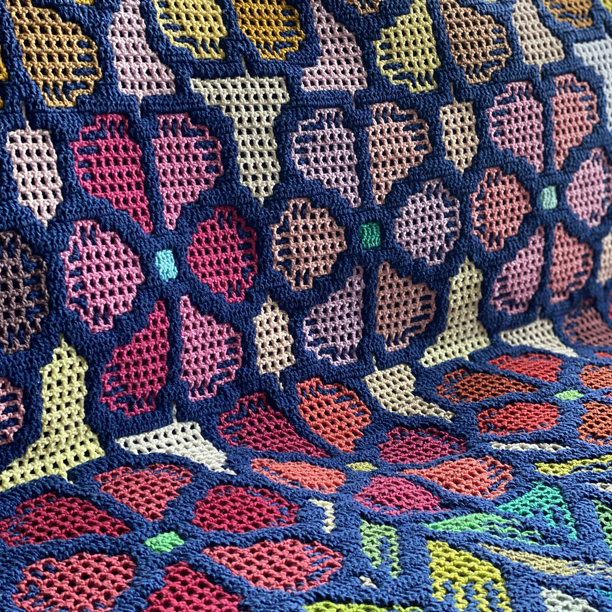 Astrid's Poppy Field Blanket