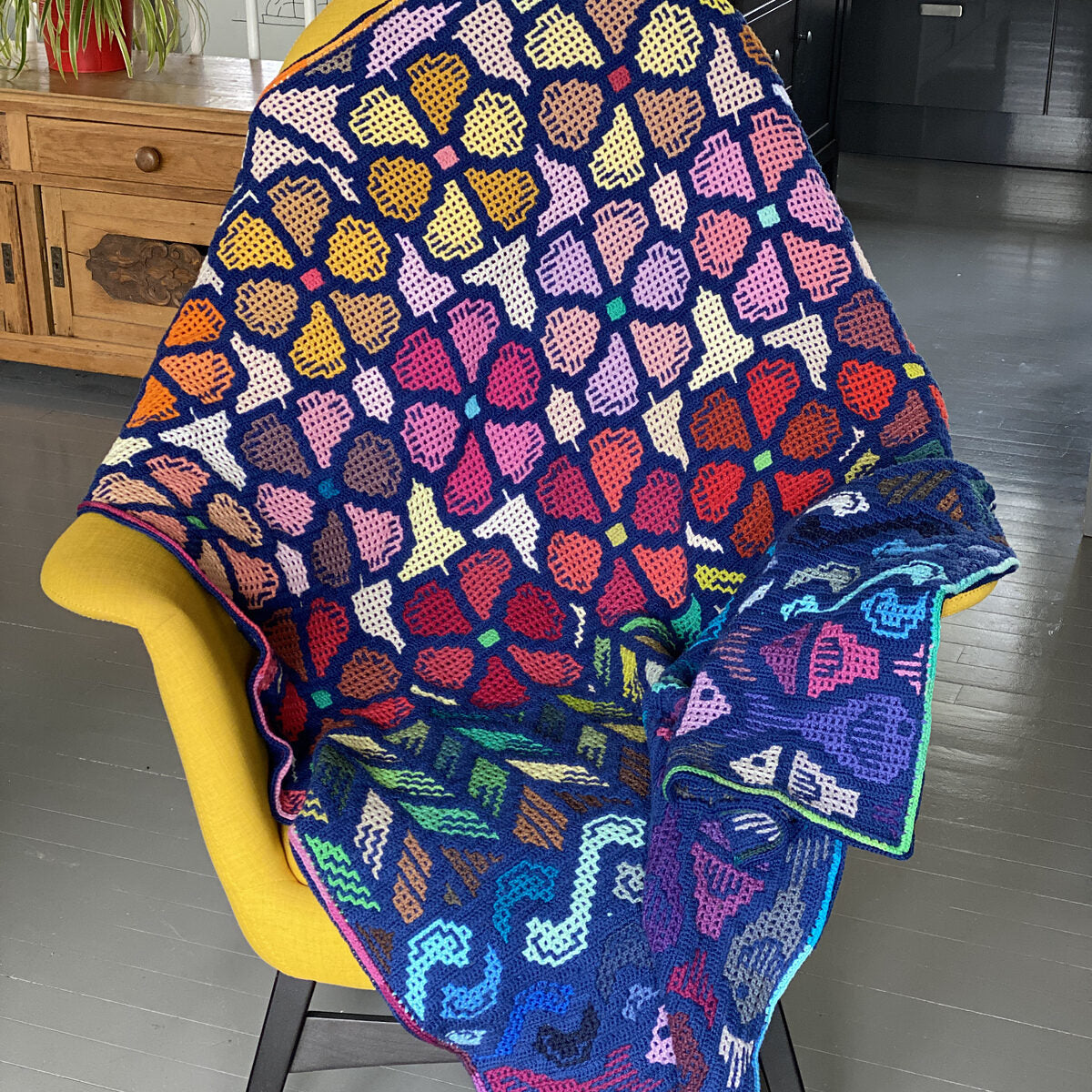Astrid's Poppy Field Blanket