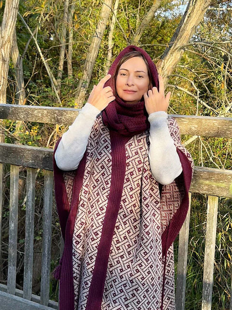 Honeycomb Bliss infinity scarf