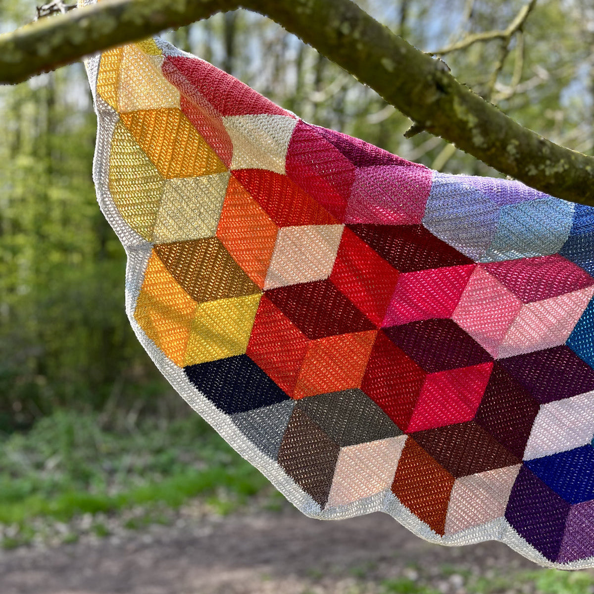 Tumble Blocks Sjaal
