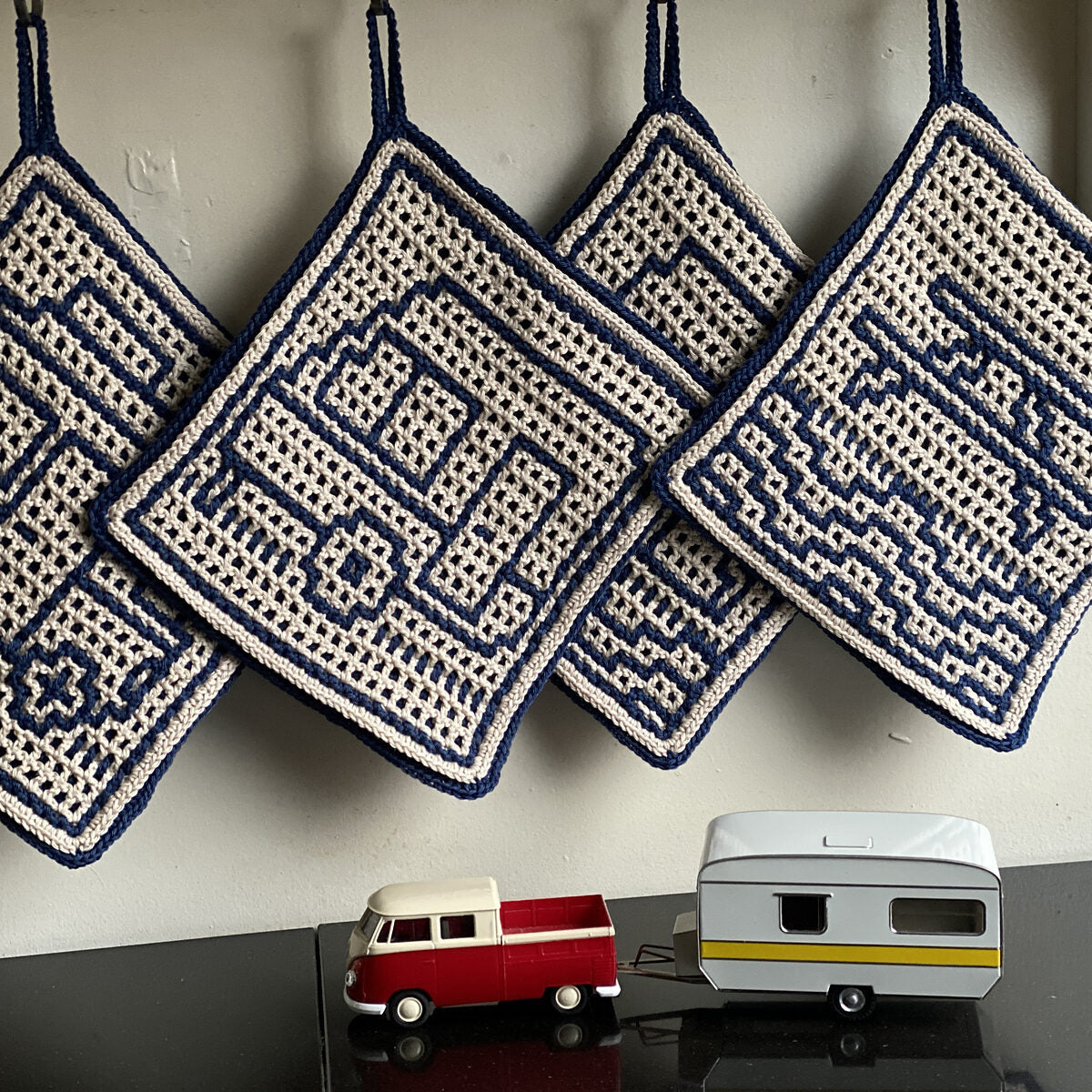 Astrid's 4 Camping Potholders