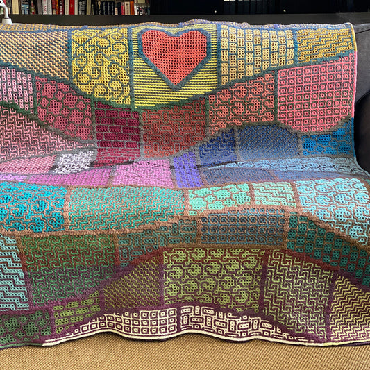 Astrid's Colour Wave Blanket