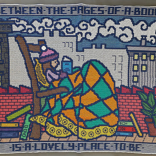Astrid's Bookworm Blanket