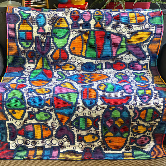 Astrid's School of Fish Blanket