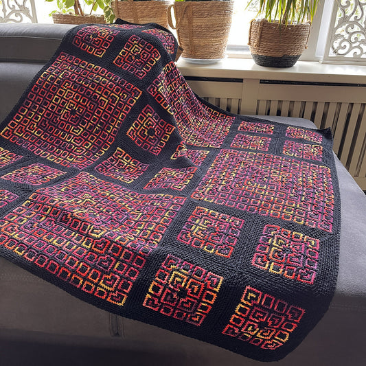 Blazing Blocks deken