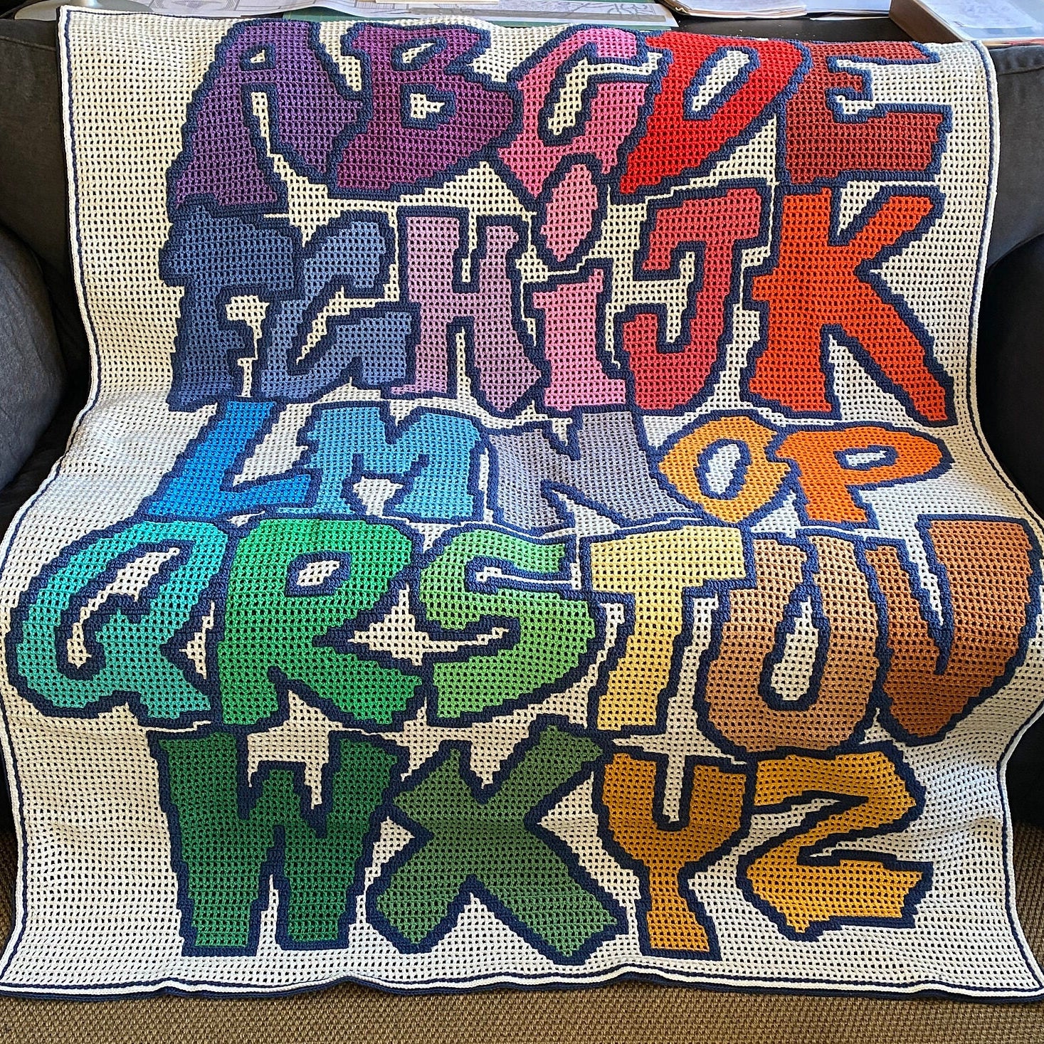 Astrid's ABC Blanket