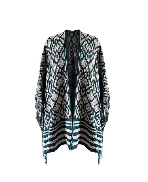 GeoChic gehaakte cape