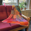 Colorful Coral Mosaic Blanket