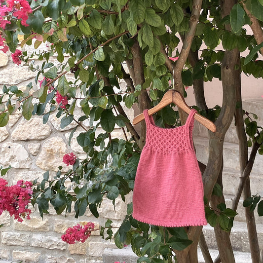 Vintage Rose Smock Dress