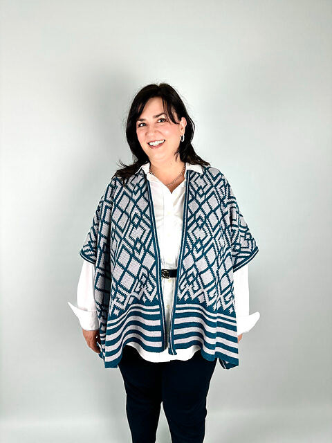 GeoChic gehaakte cape