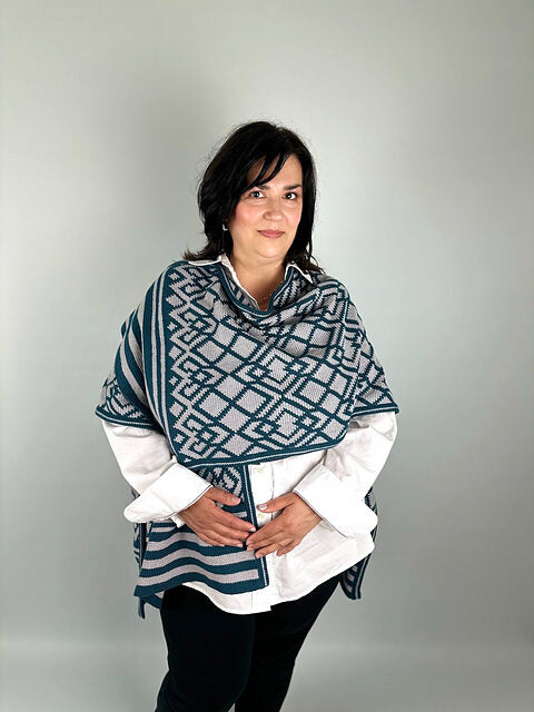GeoChic gehaakte cape