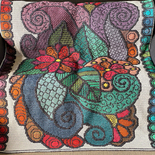 Astrid's Paisley Flowers Blanket