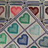 Dekens met eenvoudige hartjes van Astrid