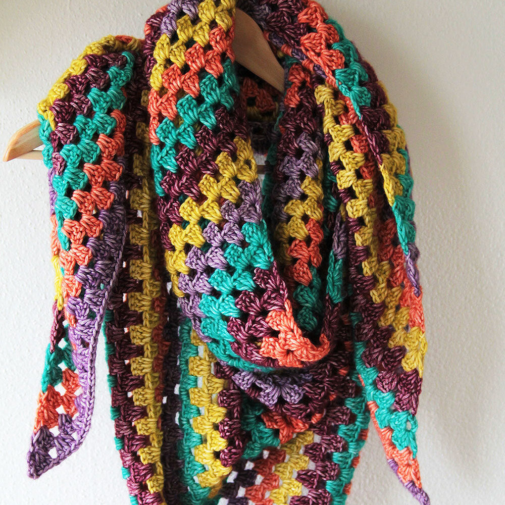 XL Granny Winter Shawl
