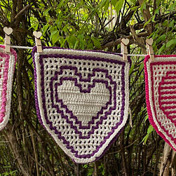 Astrid's 4 Hearts Bunting