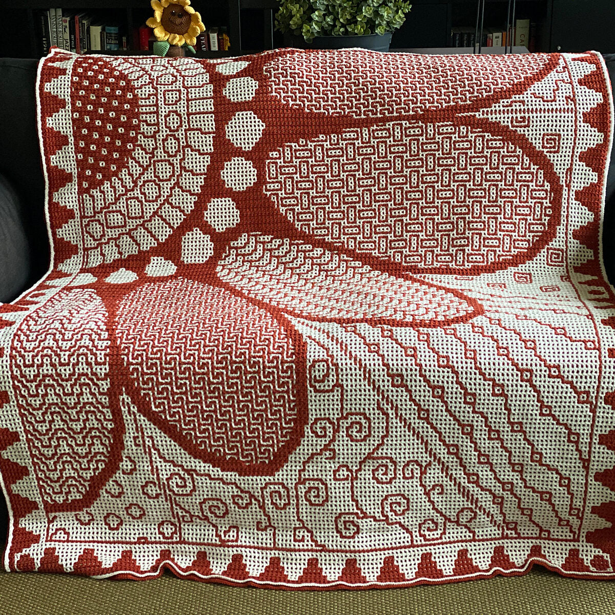 Astrid's Flower Power Throw