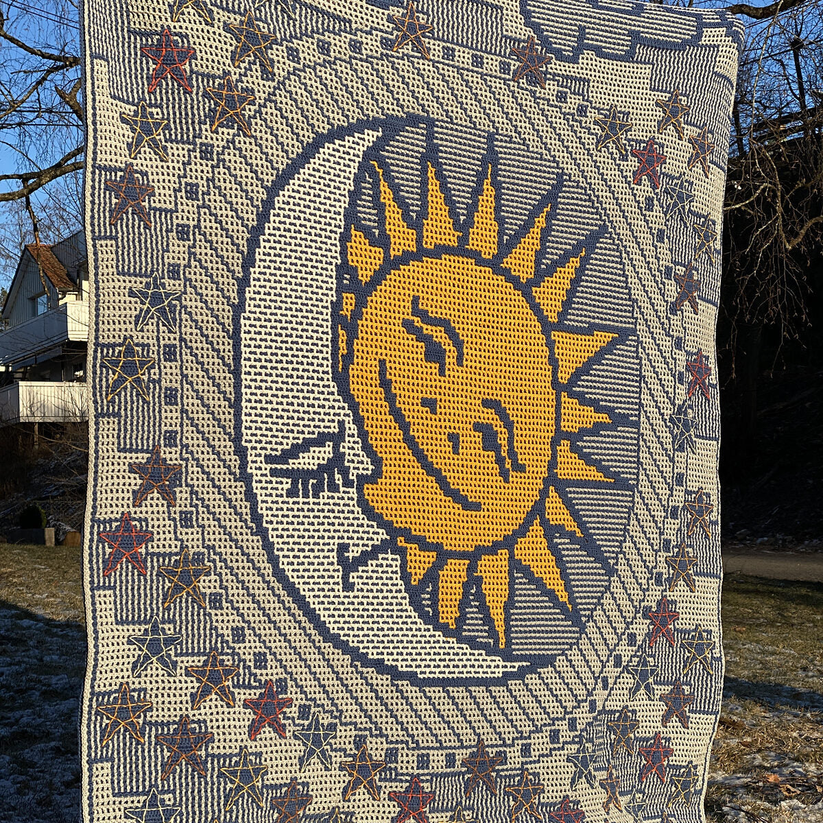 Astrid's Sun and Moon Blanket